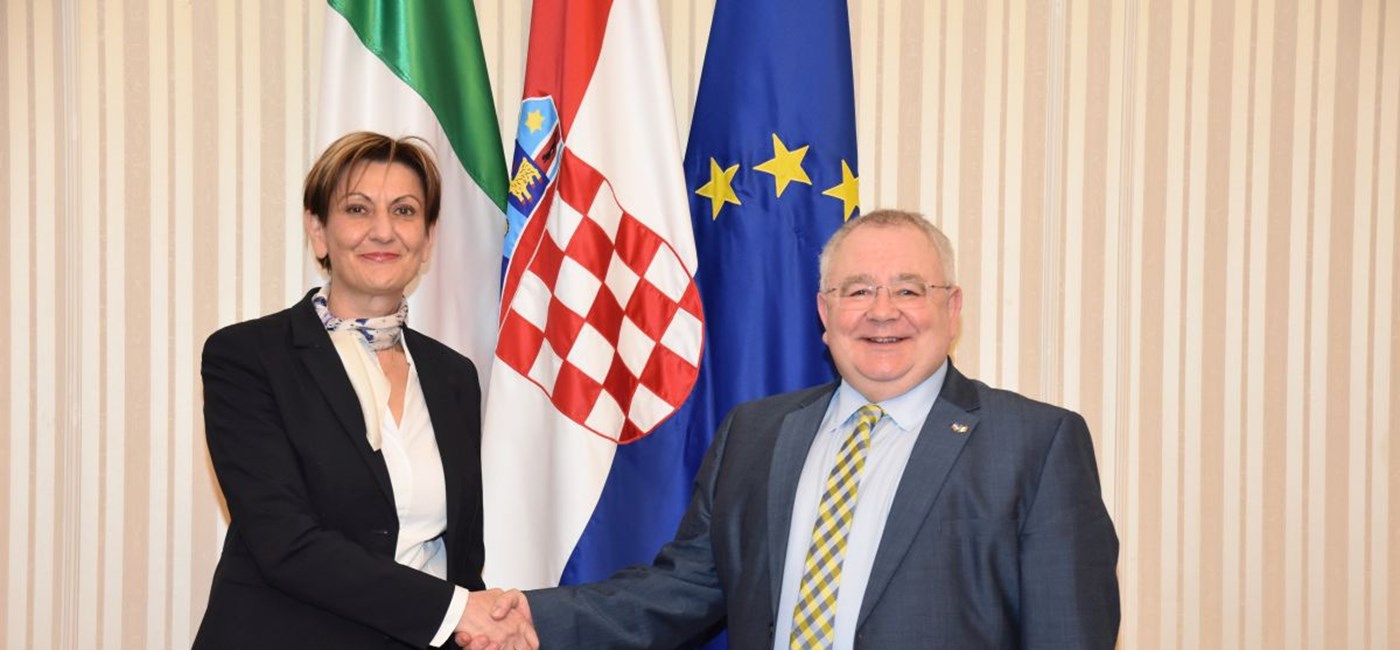 Potpredsjednica Vlade Dalić s predsjednikom Donjeg doma Parlamenta Irske Ó Fearghaílom